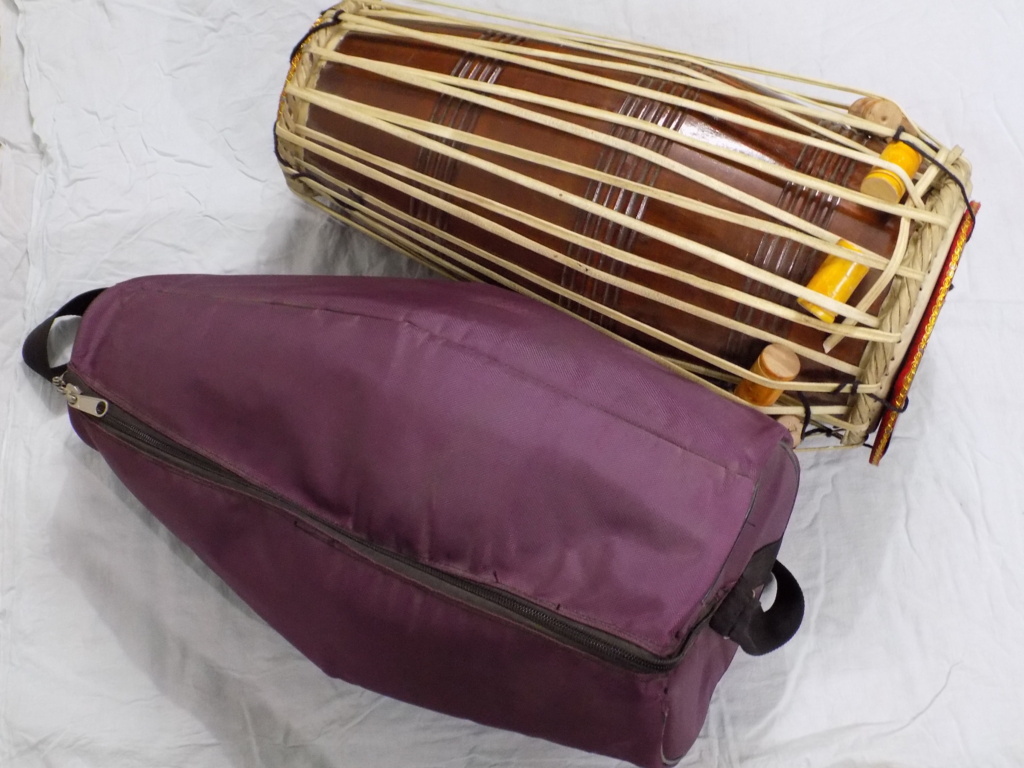 Designer Brass Khol Drums -Bolt Tuned, Special Hand Made Skin, Antique  Finish, Gig Bag – Kaayna Musicals